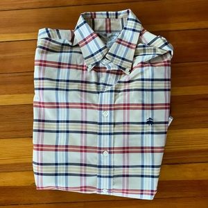 Brooks brothers patterned Oxford